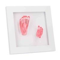 DOOKY Crystal Memories DeLuxe 3D Frame Handprint & Footprint