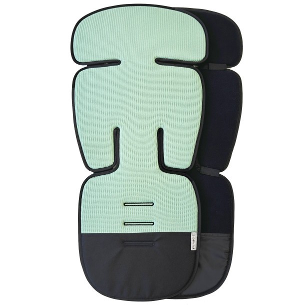 PINKIE podložka do kočárku Label - Green/Black