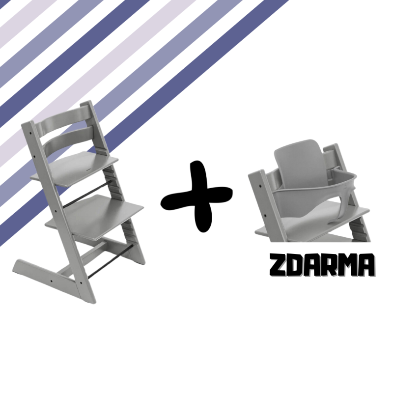 STOKKE Židlička Trip Trapp + baby set zdarma