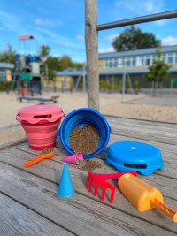 COMPACTOYS Skládací sada na písek 7v1