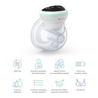 TRUELIFE Odsávačka mateřského mléka elektrická handsfree Nutrio BP W5