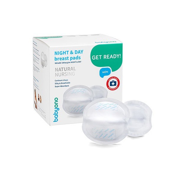 BABYONO Vložky do podprsenky Night&Day 40 ks - Vložky do podprsenky Night&Day 40 ks