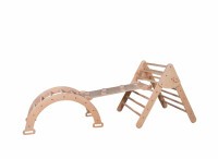 WOODANDHEARTS Montessori piklerový set, Large Natural Wood