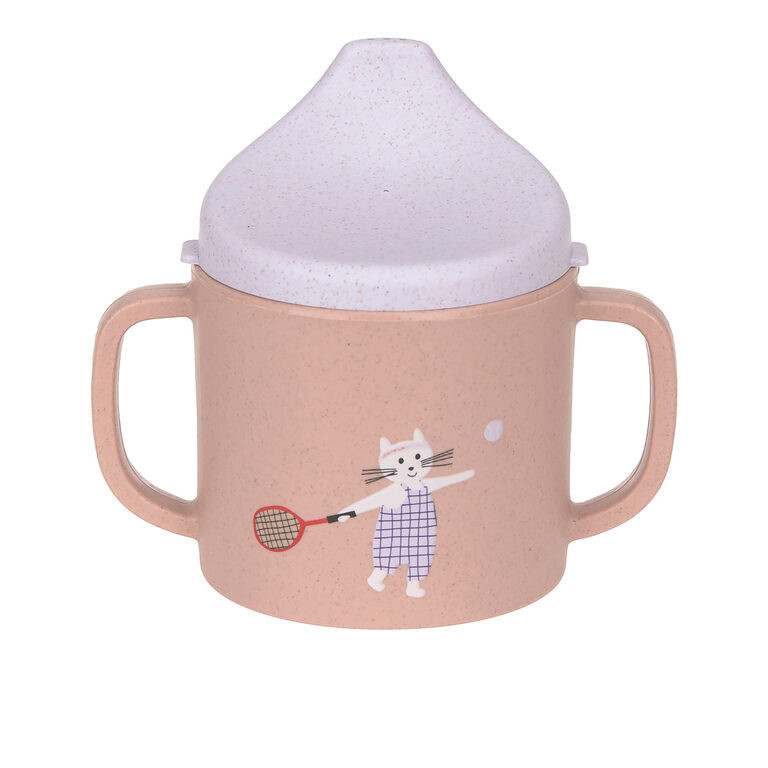 LÄSSIG Sippy Cup PP/Cellulose Tiny Team Hrneček