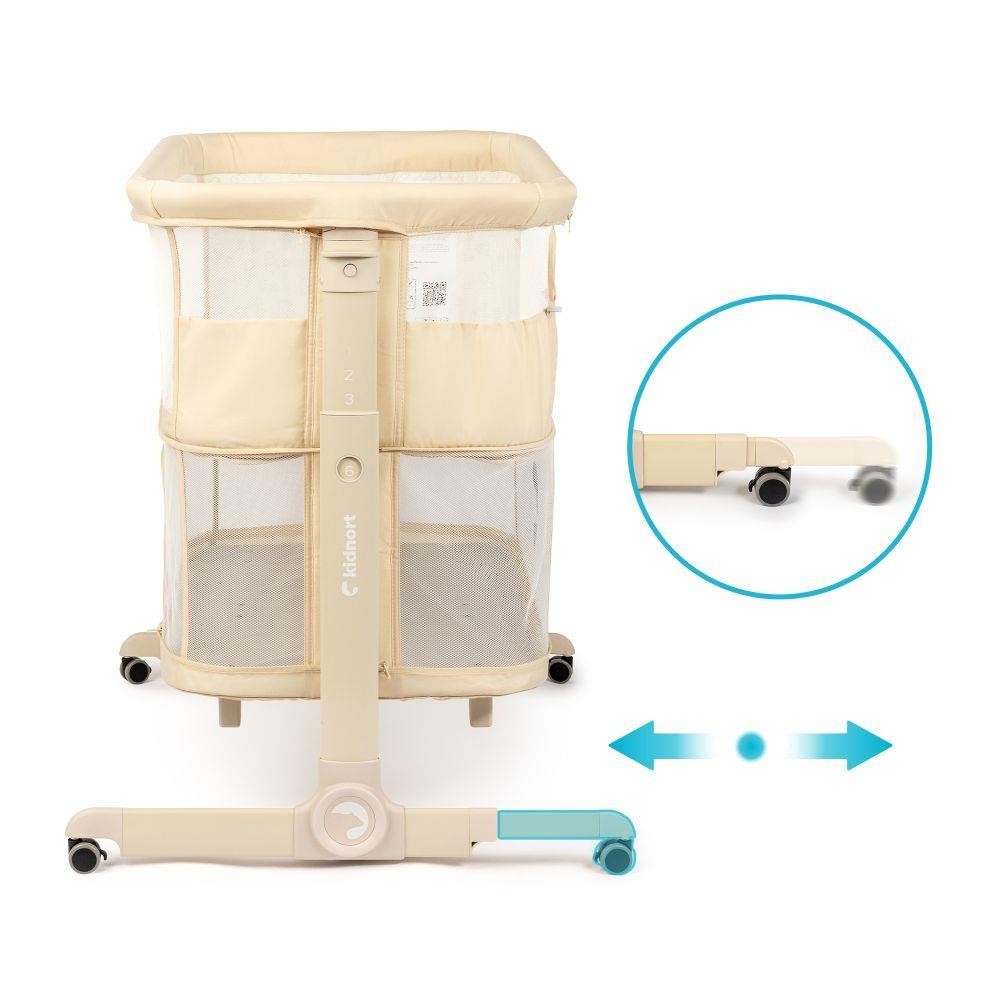 KIDNORT Postýlka Snäckskal