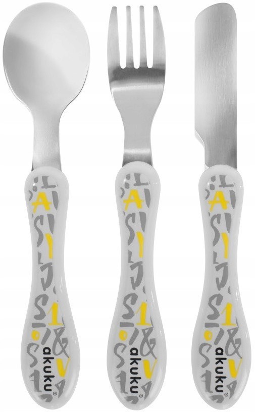 AKUKU Dětský nerezový příbor sada 3 ks - příbor 3 ks