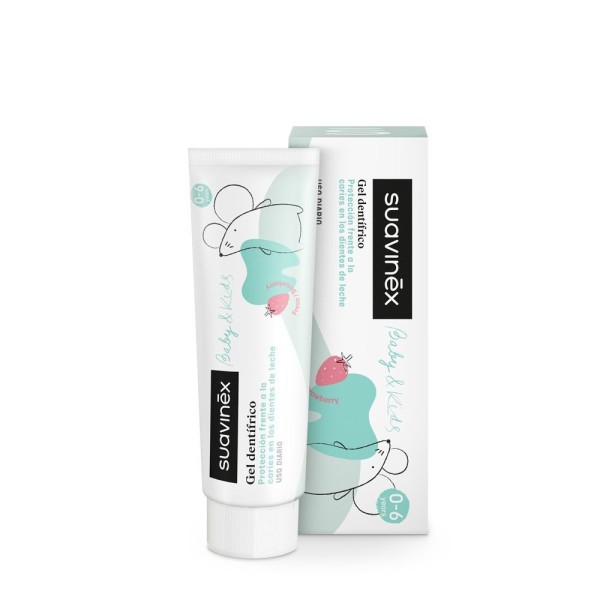 SUAVINEX Dětská zubní pasta BABY/KIDS s jahodovou příchutí - 50 ml - 50 ml