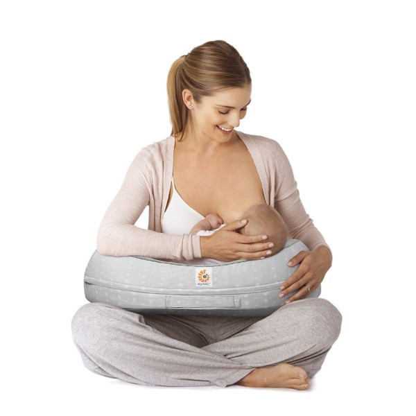 ERGOBABY Ergonomický kojící polštář - MOONLIGHT GREY