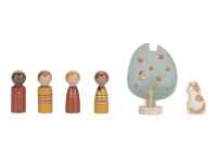 LITTLE DUTCH Hasičský náklaďák dřevěný