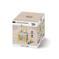 SARO BABY Dřevěná kostka Activity 12m+