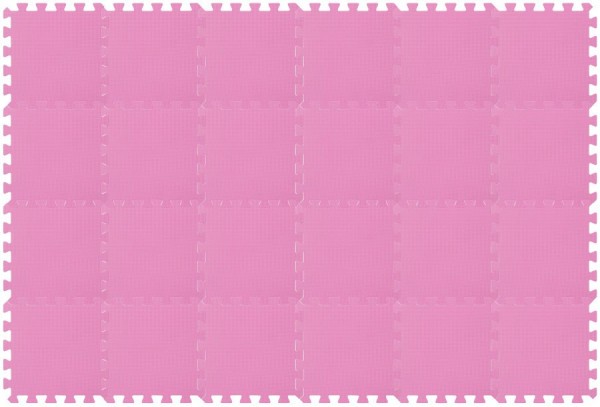 RIALTO BABY Hrací podložka puzzle 180x120cm - Pink 180x120cm