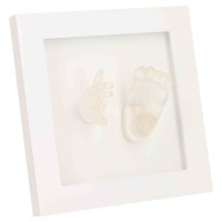 DOOKY Crystal Memories DeLuxe 3D Frame Handprint & Footprint