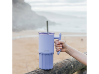 QUOKKA Nerezový termohrnek s brčkem Umi 720 ml