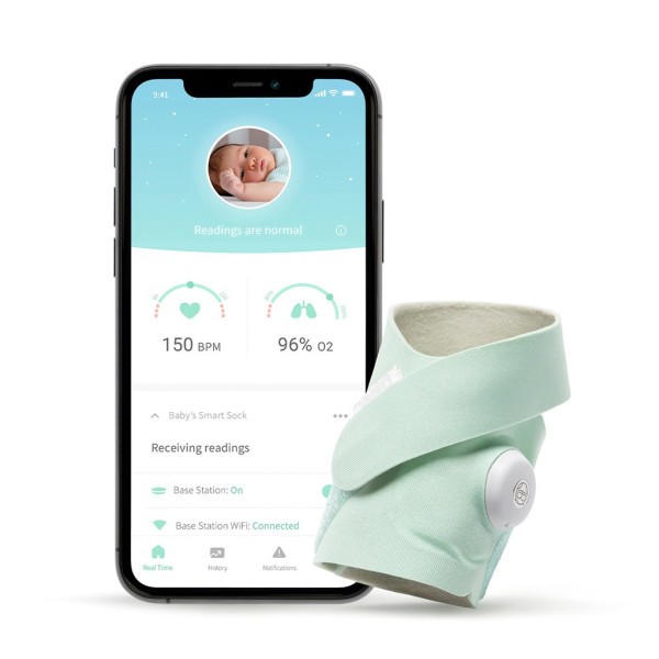 OWLET Ponožka chytrá Owlet Smart Sock 3