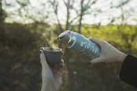 ZOPA Termoska na tekutiny se silikonovým držákem 400 ml