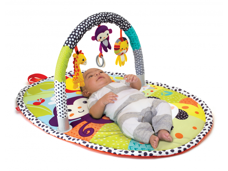 INFANTINO Hrací deka s hrazdou ZOO