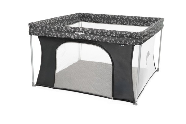 KIDNORT Dětská ohrádka Kidnort Snoen - tmavě šedá