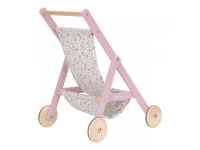 LITTLE DUTCH Kočárek pro panenky golfky dřevěné Pink