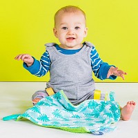 Dečka mazlící  na C kroužku Little Taggies palmy 0m+