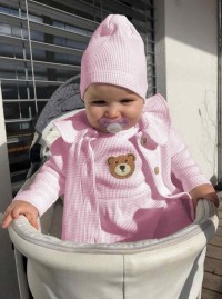 NEW BABY Kojenecký kabátek na knoflíky Luxury clothing Laura