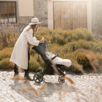 PETITE&MARS Set zimní fusak Arctic 4v1 + rukavice na kočárek Furry