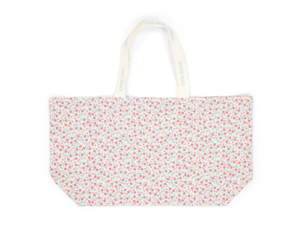 LITTLE DUTCH Plážová taška Sunny Flowers - Plážová taška Sunny Flowers