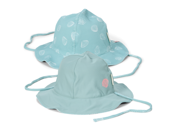 LITTLE DUTCH Klobouček UPF 50+ - Ocean Treasures Surf Blue vel. 3