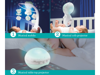 INFANTINO Hudební kolotoč s projekcí 3v1