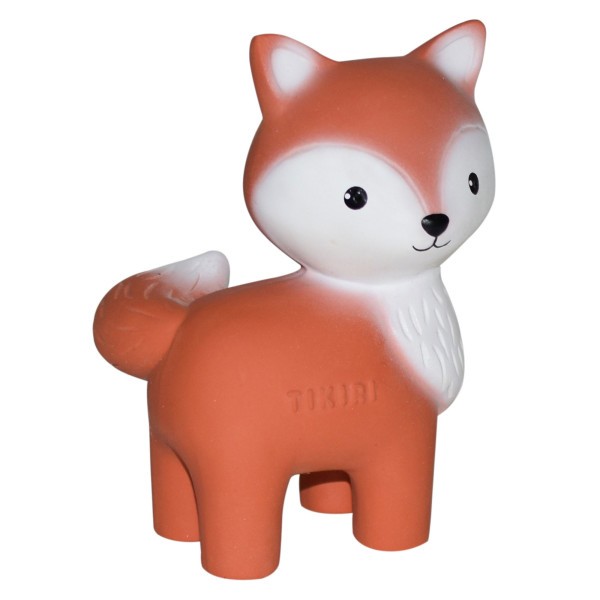 TIKIRI Forest - kaučukové zvířátko do koupele a jako kousátko - Liška
