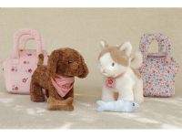 LITTLE DUTCH Kočička plyšová Marley v kabelce Soft Flowers