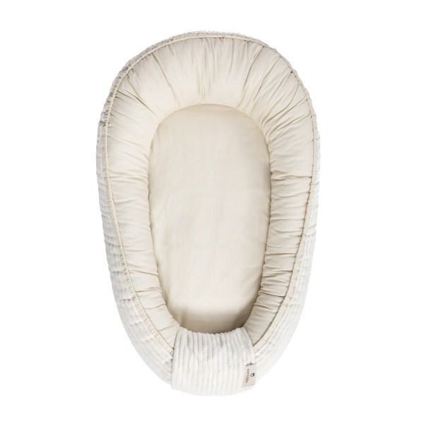 MACESHKA Hnízdečko manžestrové - Creme