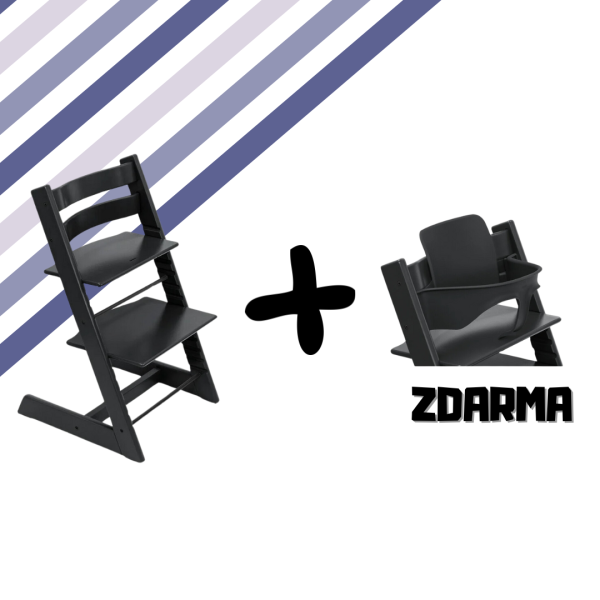 STOKKE Židlička Trip Trapp + baby set zdarma