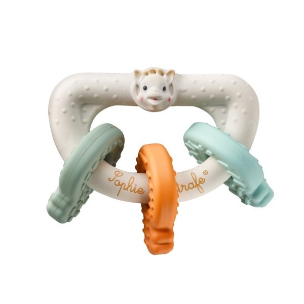 VULLI Kousátko s barevnými klíčky, 100% přírodní kaučuk - Kousátko s barevnými klíčky