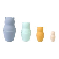 SARO BABY Didaktická silikonová Matrjoška