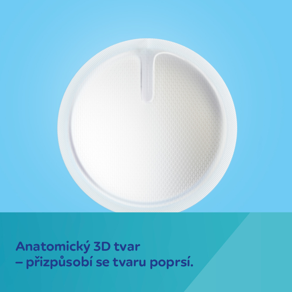 CANPOL BABIES Tvarované prodyšné vložky do podprsenky 3D 50+10ks