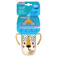 CANPOL BABIES Hrneček nevylévací se slámkou a závažím BabiesBoo 270ml