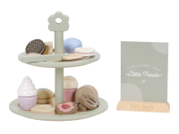 LITTLE DUTCH Stojan na cukroví s doplňky dřevěný
