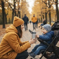 ZOPA Termoska na pití s pítkem 400 ml