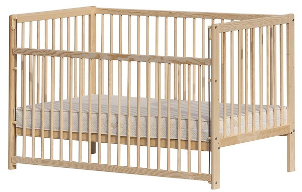 Dětská postýlka - Scarlett DOMINIK ECO (borovice),  - 140 x 70 cm - Dětská postýlka - Scarlett DOMINIK ECO (borovice), stahovací bočnice - 140 x 70 cm