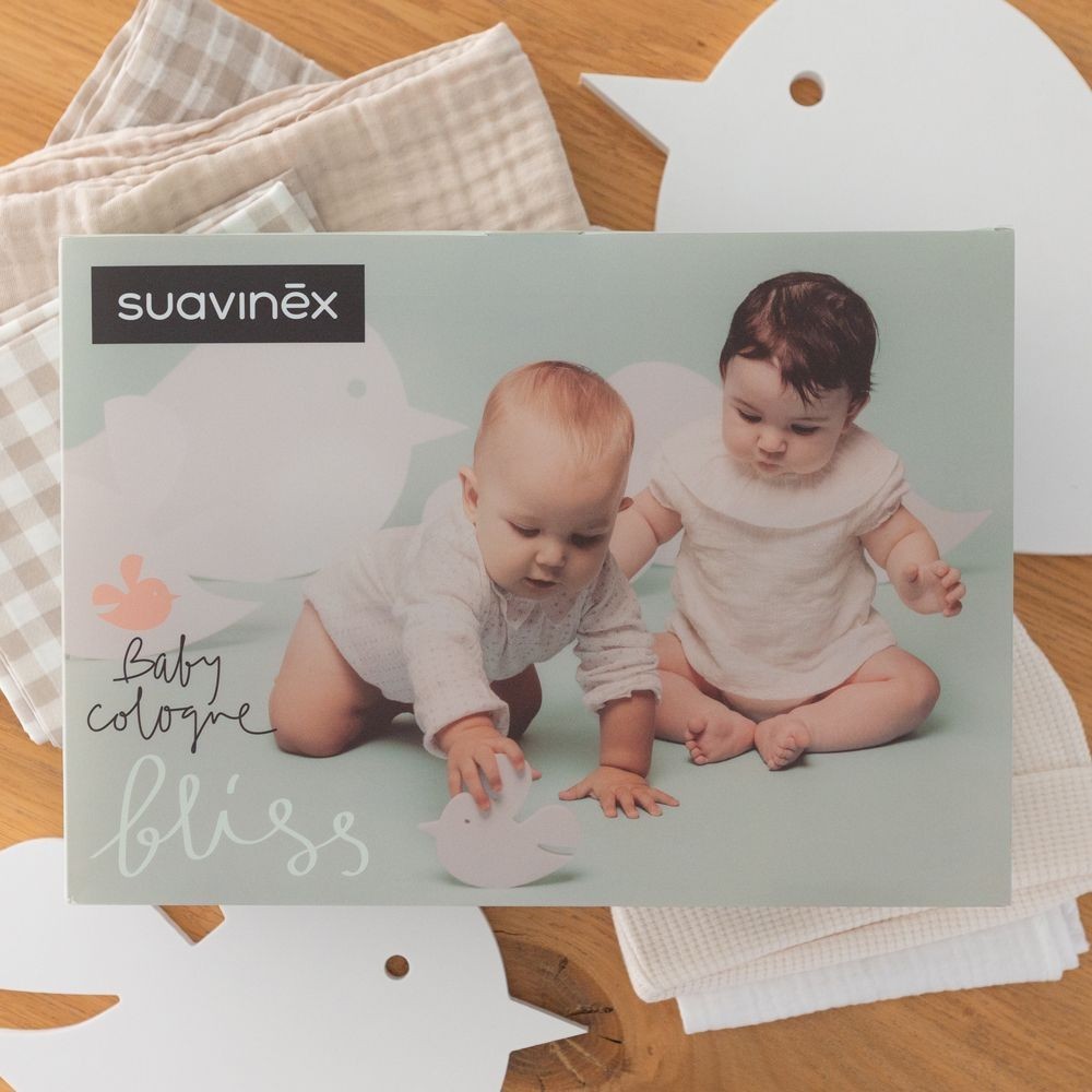 SUAVINEX SET HYDRATAČNÍ EMULZE 300ML + KRÉMOVÝ MYCÍ GEL 300ML + KOLÍNSKÁ VODA BLISS 100ML