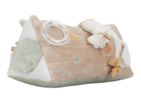 LITTLE DUTCH Polštářek trojhranný s aktivitami Newborn Naturals